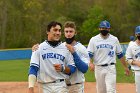 Baseball vs CGA  Wheaton College Baseball vs Coast Guard Academy during game two of the NEWMAC semi-finals playoffs. - (Photo by Keith Nordstrom) : Wheaton, baseball, NEWMAC